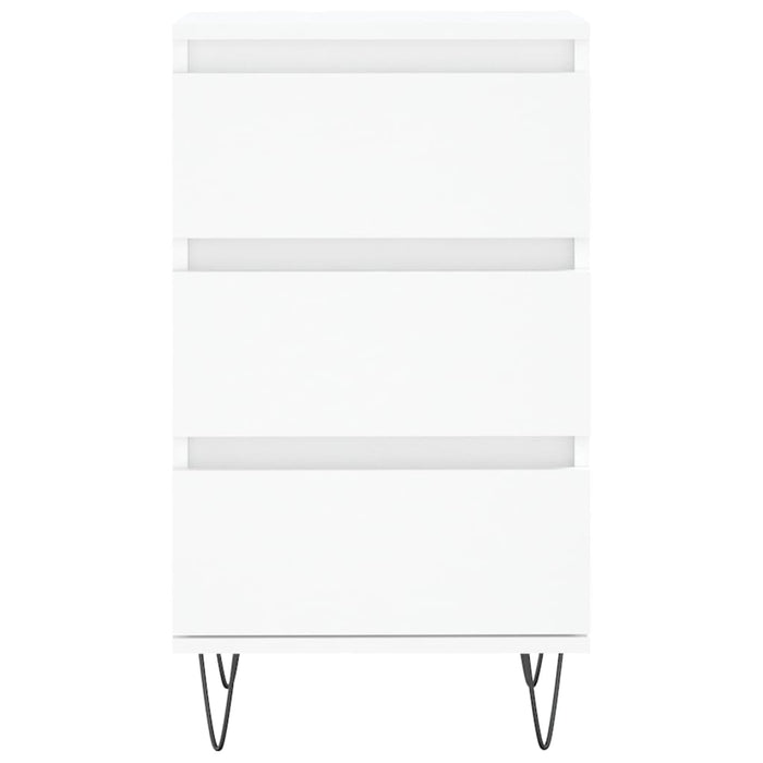 vidaXL Credenza Bianca 40x35x70 cm in Legno Multistrato