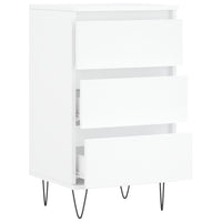 vidaXL Credenza Bianca 40x35x70 cm in Legno Multistrato