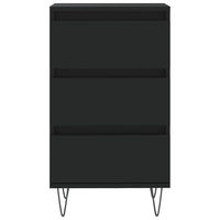 Credenza-Buffet-Armadio da cucina Nera 40x35x70 cm in Legno Multistrato