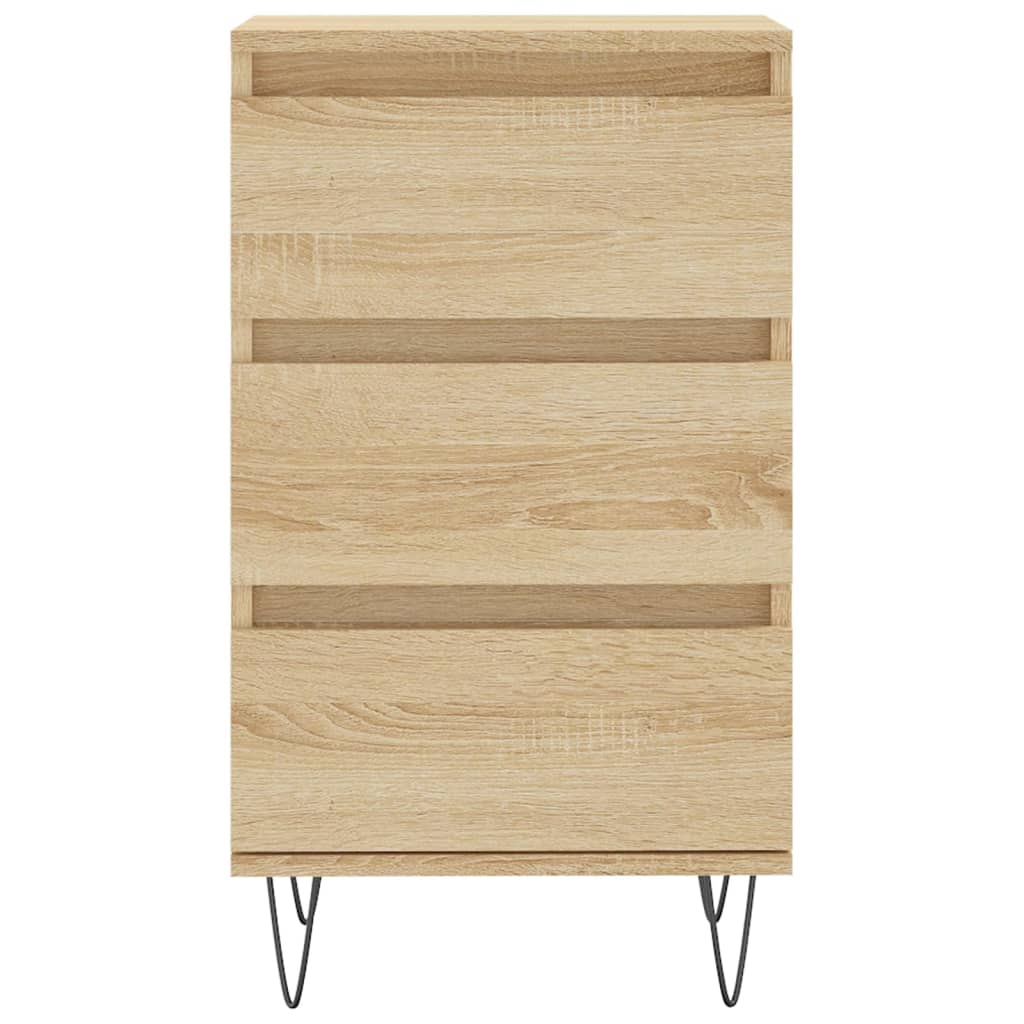 Credenza cassettiera mobile contenitore organizer cucina soggiorno salotto sonoma 40 x 35 x 70 cm legno ingegnerizzato marrone 02_0031563