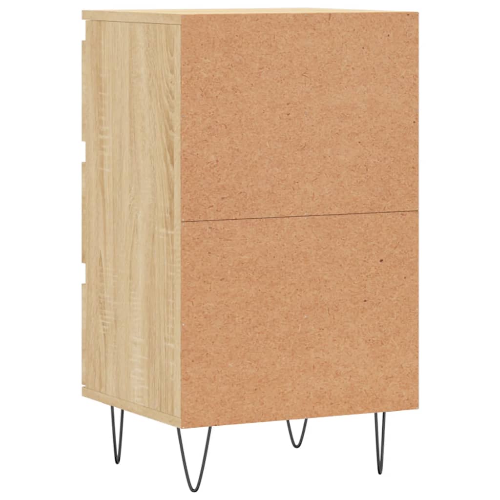 Credenza cassettiera mobile contenitore organizer cucina soggiorno salotto sonoma 40 x 35 x 70 cm legno ingegnerizzato marrone 02_0031563