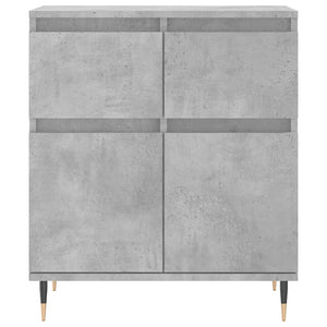 Credenza cassettiera mobile contenitore organizer cucina soggiorno salotto 60 x 35 x 70 cm legno ingegnerizzato grigio 02_0031988