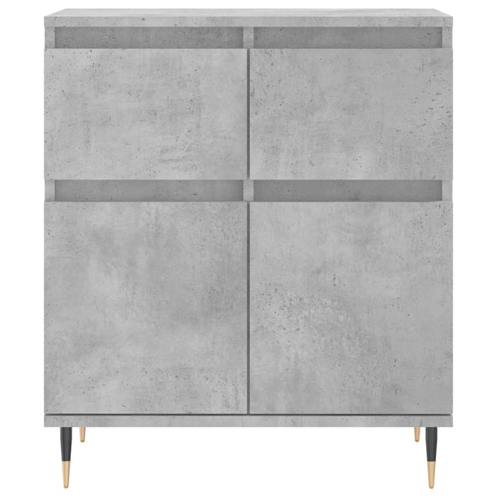Credenza cassettiera mobile contenitore organizer cucina soggiorno salotto 60 x 35 x 70 cm legno ingegnerizzato grigio 02_0031988