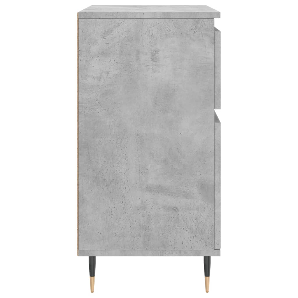 Credenza cassettiera mobile contenitore organizer cucina soggiorno salotto 60 x 35 x 70 cm legno ingegnerizzato grigio 02_0031988