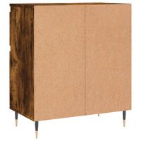 Credenza Rovere Fumo 60x35x70 cm in Legno Multistrato 831113