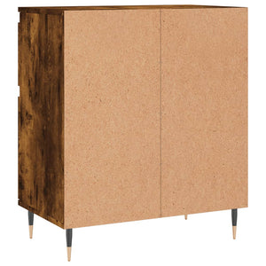 Credenza Rovere Fumo 60x35x70 cm in Legno Multistrato 831113
