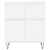 vidaXL Credenza Bianca 60x35x70 cm in Legno Multistrato