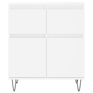 vidaXL Credenza Bianca 60x35x70 cm in Legno Multistrato