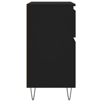 Credenza Nero 60x35x70 cm in Legno Multistrato 831117