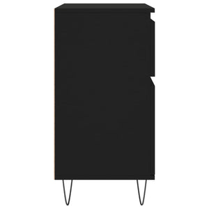 Credenza Nero 60x35x70 cm in Legno Multistrato 831117