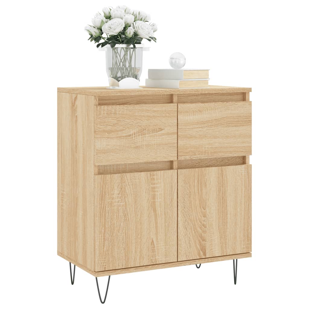 vidaXL Credenza Rovere Sonoma 60x35x70 cm in Legno Multistrato