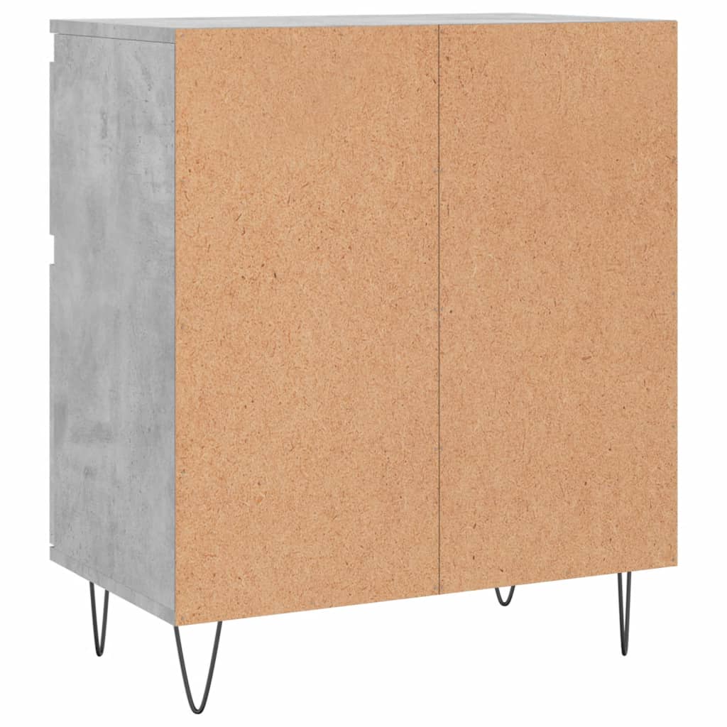 Credenza-Buffet-Armadio da cucina Grigio Cemento 60x35x70 cm in Legno Multistrato 951709