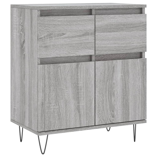 vidaXL Credenza Grigio Sonoma 60x35x70 cm in Legno Multistrato