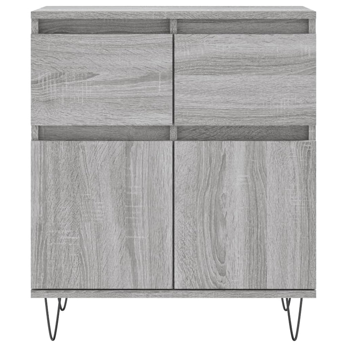 Credenza-Buffet-Armadio da cucina Grigio Sonoma 60x35x70 cm in Legno Multistrato 977576