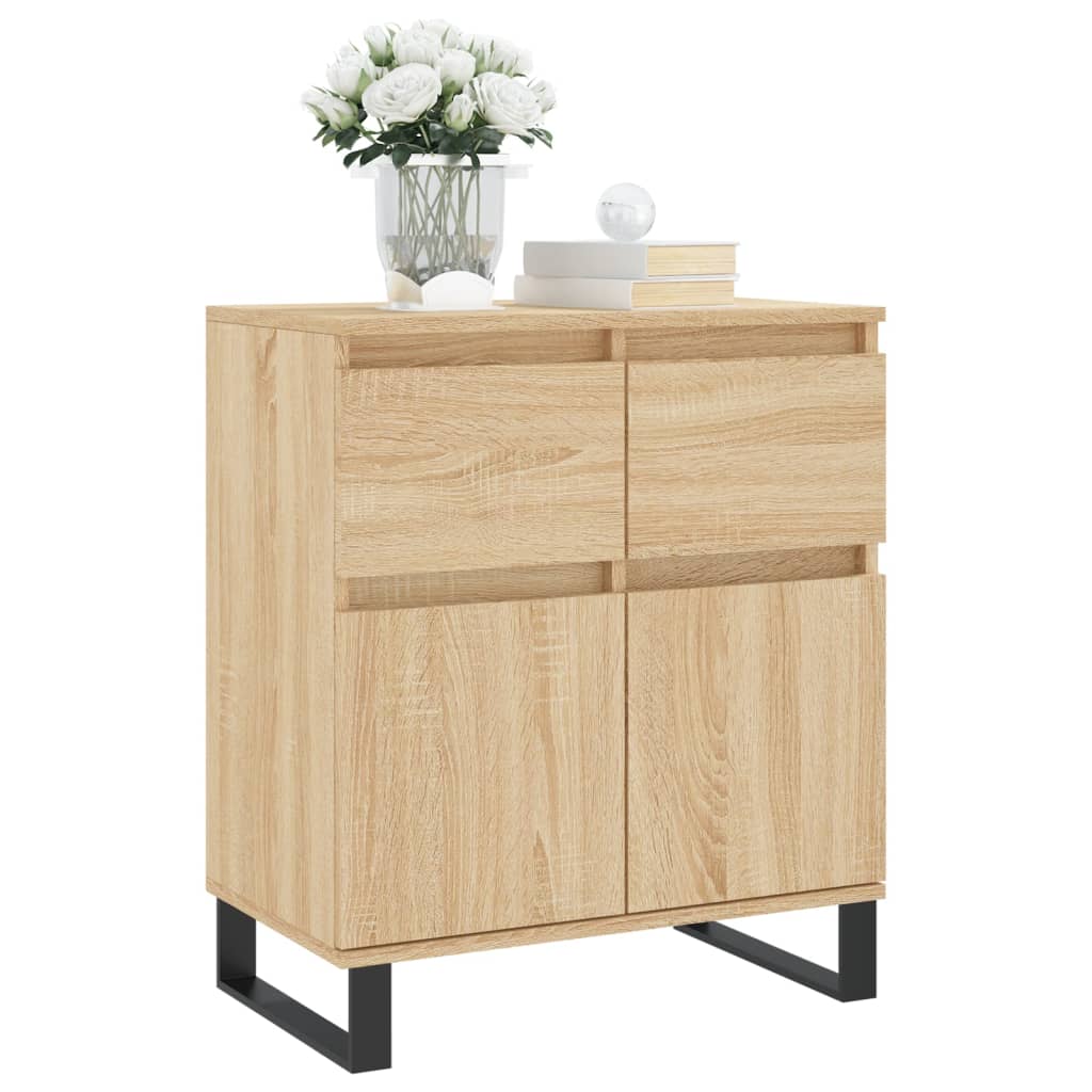 vidaXL Credenza Rovere Sonoma 60x35x70 cm in Legno Multistrato