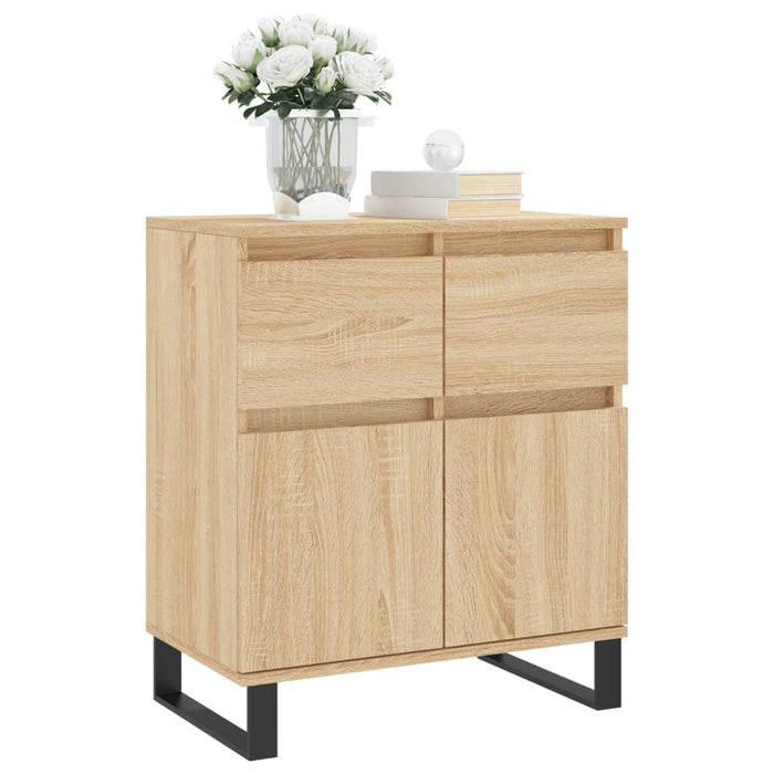 vidaXL Credenza Rovere Sonoma 60x35x70 cm in Legno Multistrato