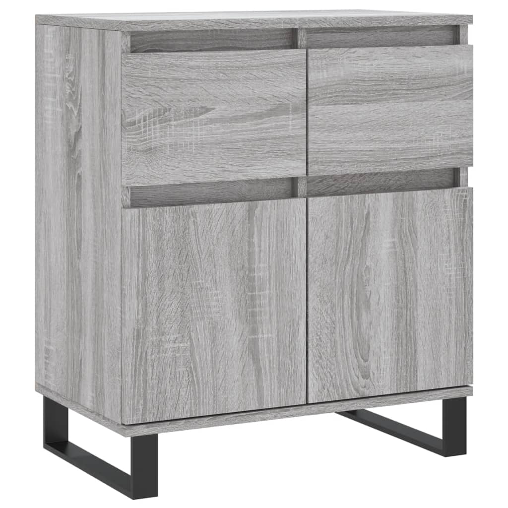vidaXL Credenza Grigio Sonoma 60x35x70 cm in Legno Multistrato