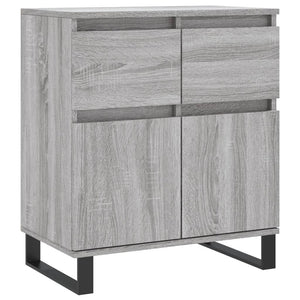 vidaXL Credenza Grigio Sonoma 60x35x70 cm in Legno Multistrato