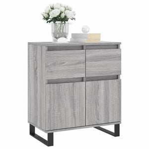 vidaXL Credenza Grigio Sonoma 60x35x70 cm in Legno Multistrato