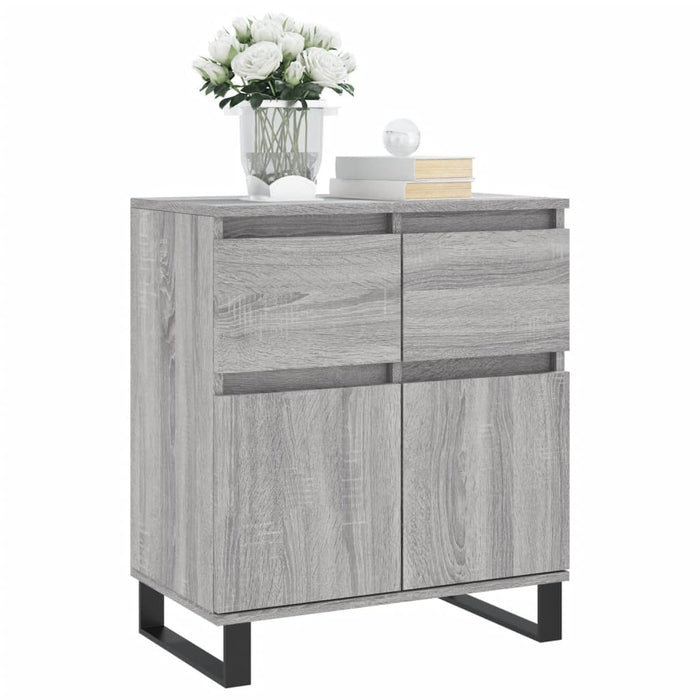 vidaXL Credenza Grigio Sonoma 60x35x70 cm in Legno Multistrato