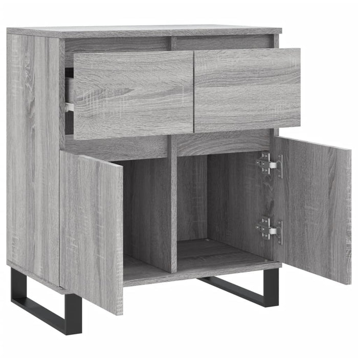 vidaXL Credenza Grigio Sonoma 60x35x70 cm in Legno Multistrato