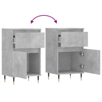 Credenza-Buffet-Armadio da cucina Grigio Cemento 40x35x70 cm in Legno Multistrato 227052