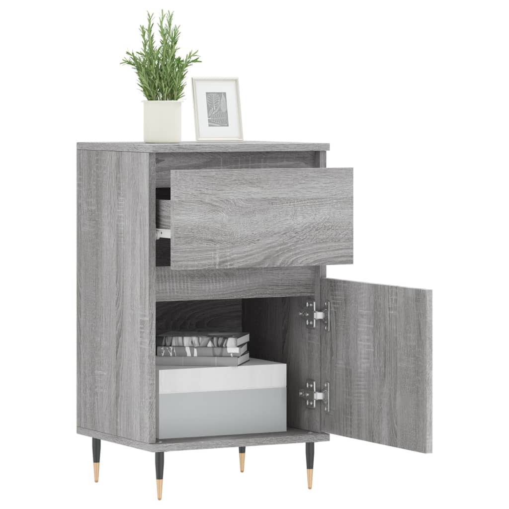 Credenza Grigio Sonoma 40x35x70 cm in Legno Multistrato 831144