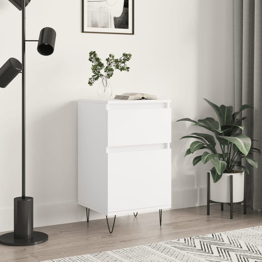 Credenza-Buffet-Armadio da cucina Bianca 40x35x70 cm in Legno Multistrato 808095