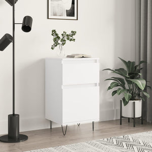 vidaXL Credenza Bianca 40x35x70 cm in Legno Multistrato