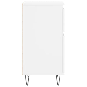 Credenze 2 pz Bianche 40x35x70 cm in Legno Multistrato 831149