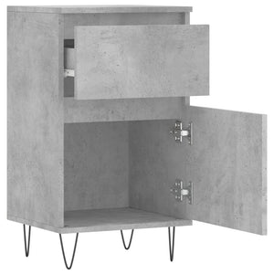 Credenza Grigio Cemento 40x35x70 cm in Legno Multistrato 831156
