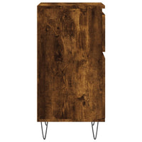 vidaXL Credenza Rovere Fumo 40x35x70 cm in Legno Multistrato