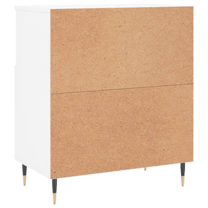 vidaXL Credenza Bianca 60x35x70 cm in Legno Multistrato