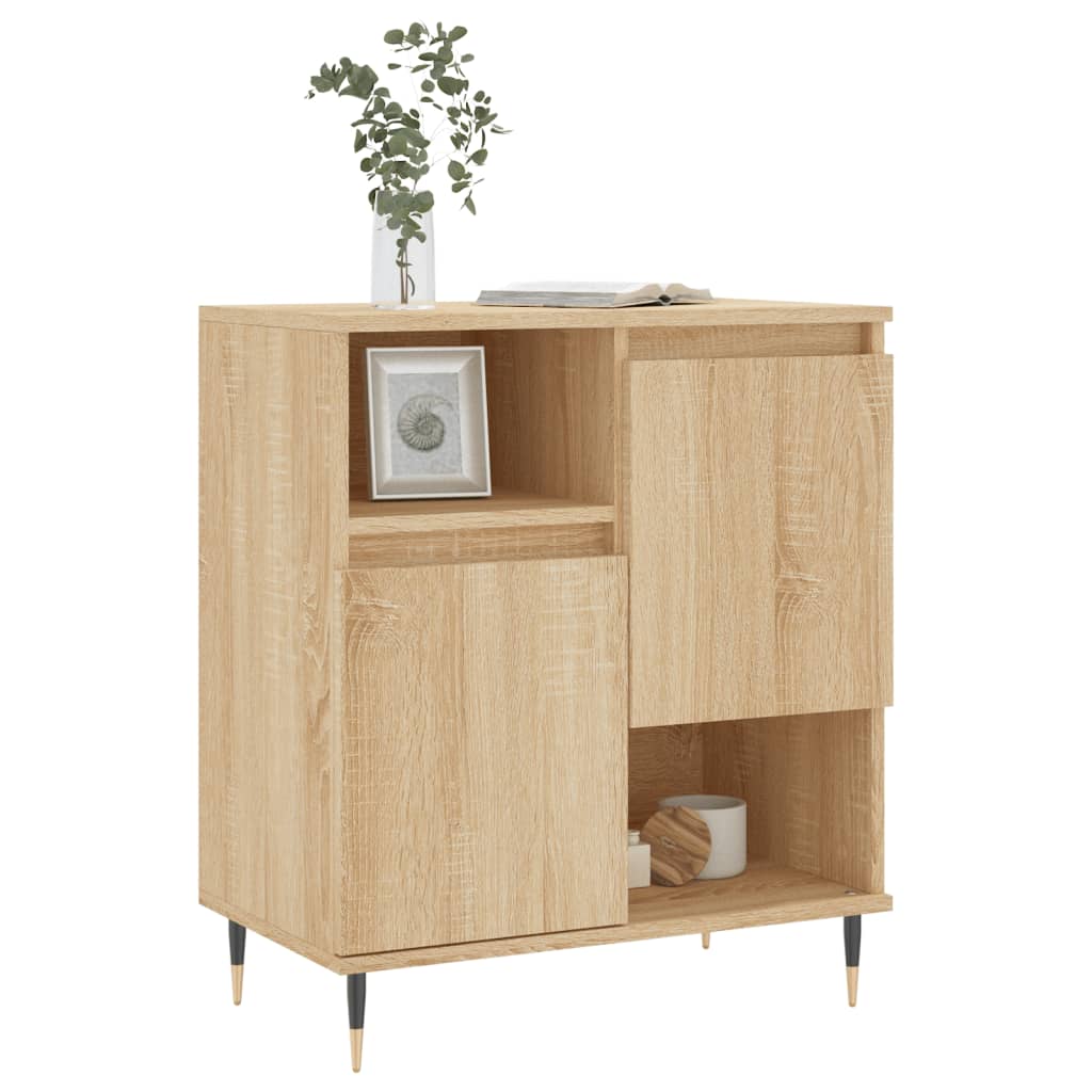 vidaXL Credenza Rovere Sonoma 60x35x70 cm in Legno Multistrato