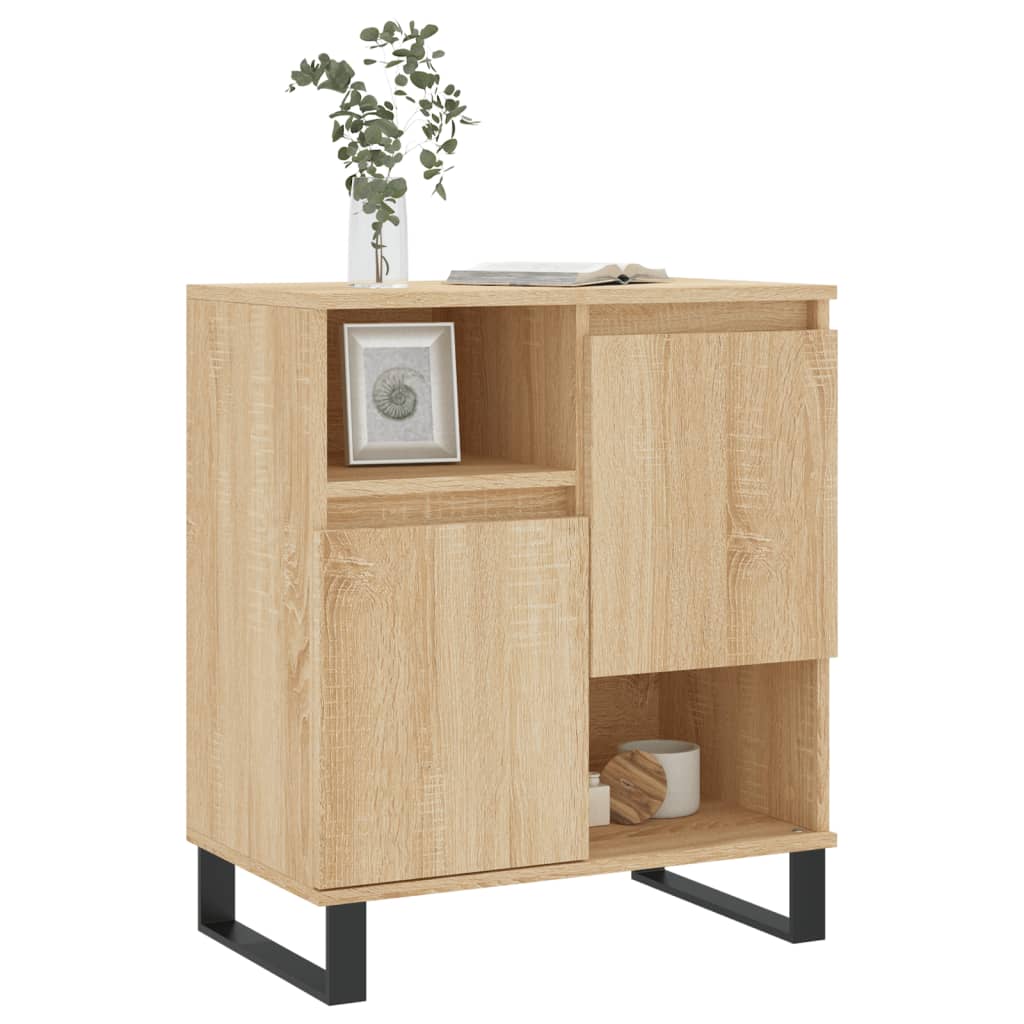 Credenza Rovere Sonoma 60x35x70 cm in Legno Multistratocod mxl 80574