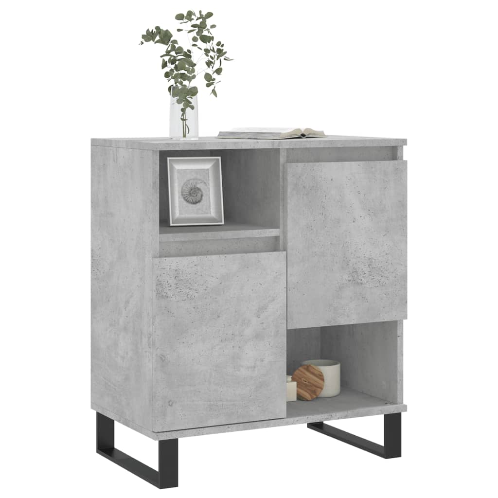Credenza Grigio Cemento 60x35x70 cm in Legno Multistratocod mxl 80639