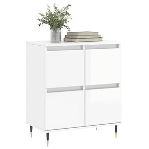 Credenza Bianco Lucido 60x35x70 cm in Legno Multistratocod mxl 128128