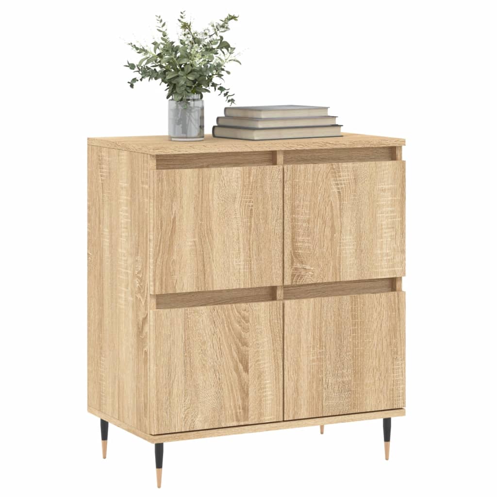 Credenza-Buffet-Armadio da cucina Rovere Sonoma 60x35x70 cm in Legno Multistrato 442733