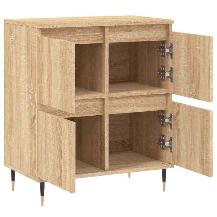 Credenza-Buffet-Armadio da cucina Rovere Sonoma 60x35x70 cm in Legno Multistrato 442733