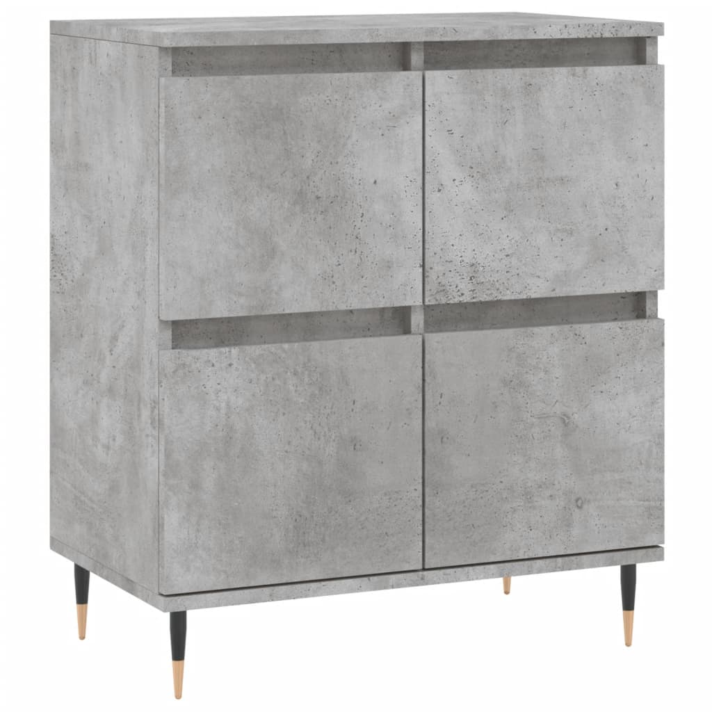 Credenza Grigio Cemento 60x35x70 cm in Legno Multistrato 831208