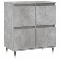 Credenza Grigio Cemento 60x35x70 cm in Legno Multistrato 831208