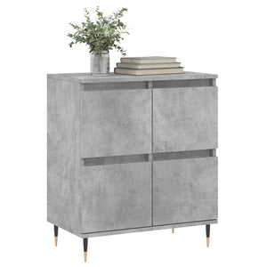 Credenza Grigio Cemento 60x35x70 cm in Legno Multistrato 831208