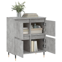 Credenza Grigio Cemento 60x35x70 cm in Legno Multistrato 831208