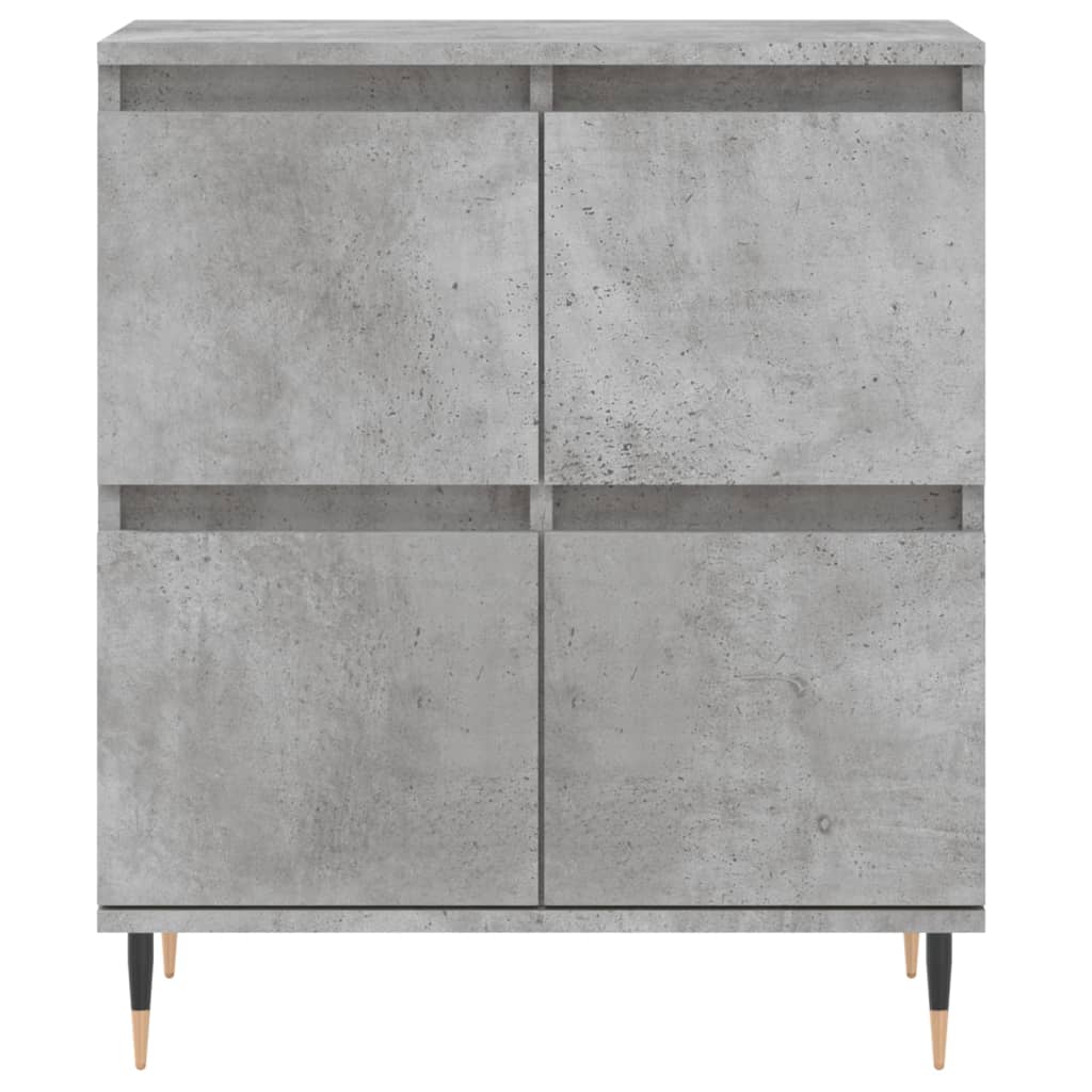 Credenza Grigio Cemento 60x35x70 cm in Legno Multistrato 831208