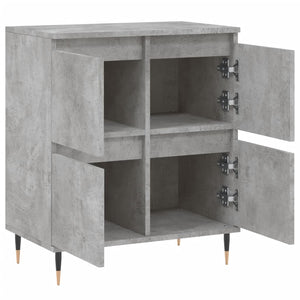 Credenza Grigio Cemento 60x35x70 cm in Legno Multistrato 831208