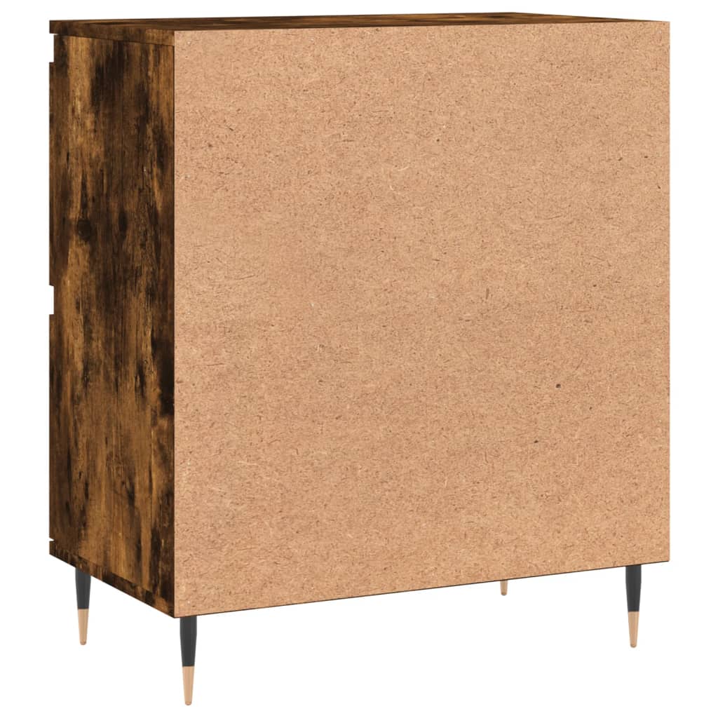Credenza Rovere Fumo 60x35x70 cm in Legno Multistrato 831209