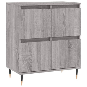 Credenza-Buffet-Armadio da cucina Grigio Sonoma 60x35x70 cm in Legno Multistrato 648268