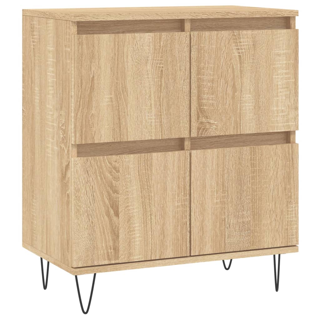 Credenza Rovere Sonoma 60x35x70 cm in Legno Multistrato 831215