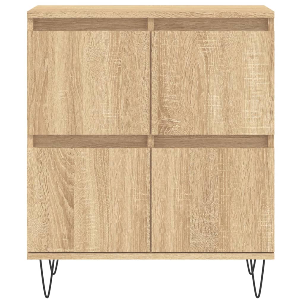 Credenza Rovere Sonoma 60x35x70 cm in Legno Multistrato 831215