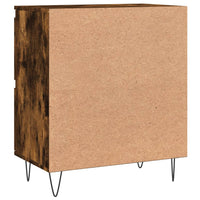 Credenza Rovere Fumo 60x35x70 cm in Legno Multistrato 831217